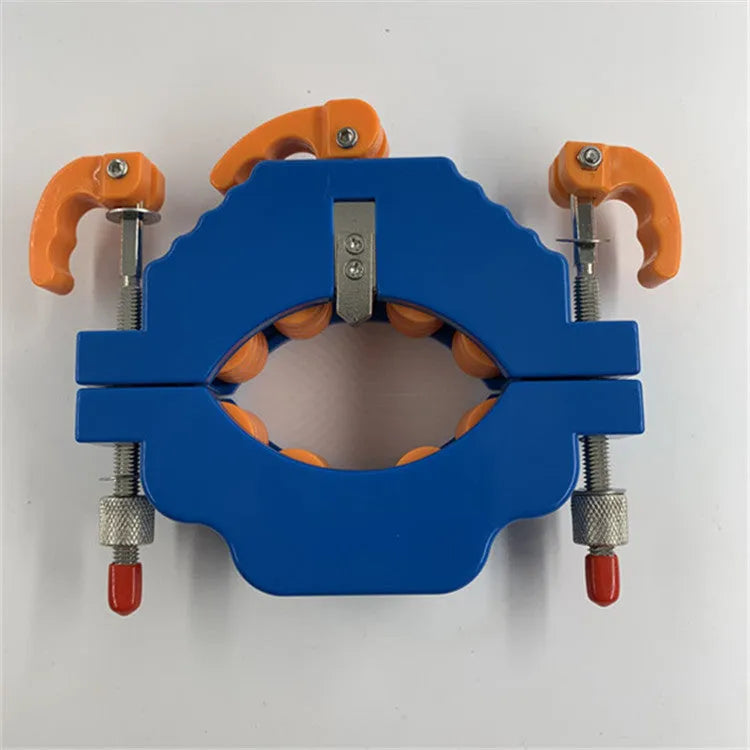Yellow bottle cutter tool for cutting glass beer and wine bottles in DIY crafts