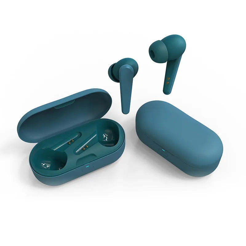 ANC active noise cancellation headphones in five colour options showing earplug design