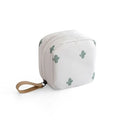Cloth cube makeup storage bag in blue, pink, white, and white pink colour options