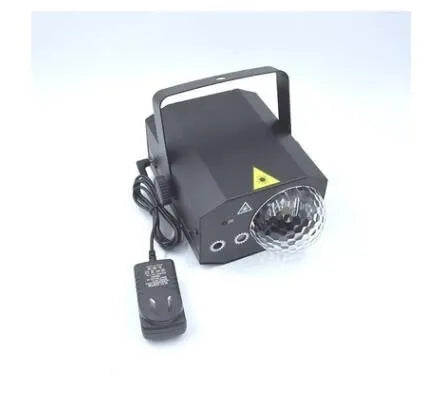 Black or white LED laser magic fan projection lamp for stage and party lighting