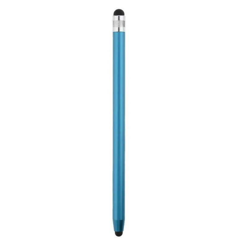 WK128 metal capacitive stylus with dual rubber tips for phone and tablet touchscreens