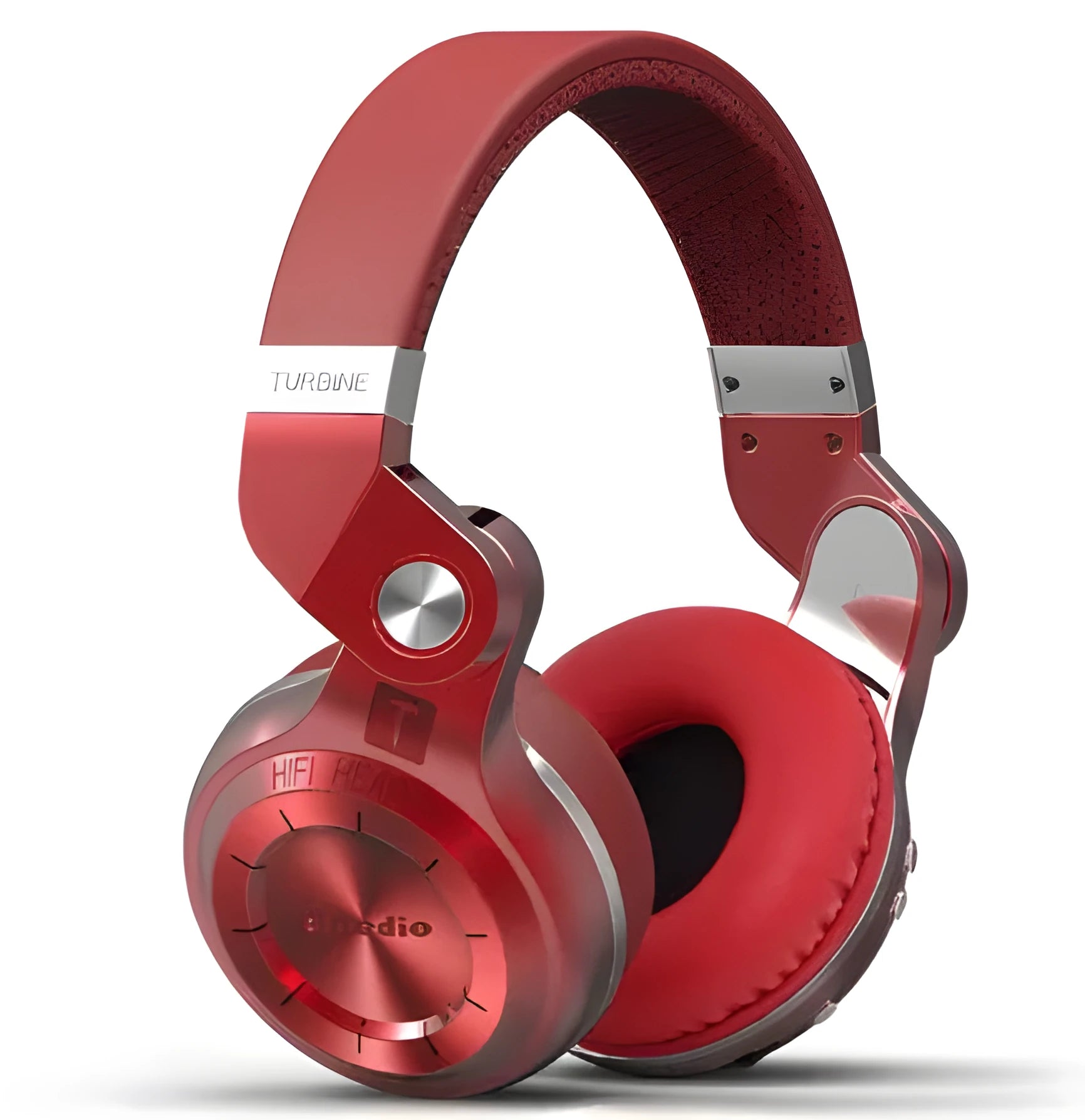 Bluedio T2 Plus wireless Bluetooth headset in blue colour with on-ear design