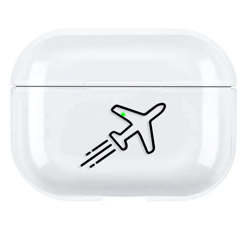 Solid colour PC protective shell cover for Apple AirPods Pro 3 charging case