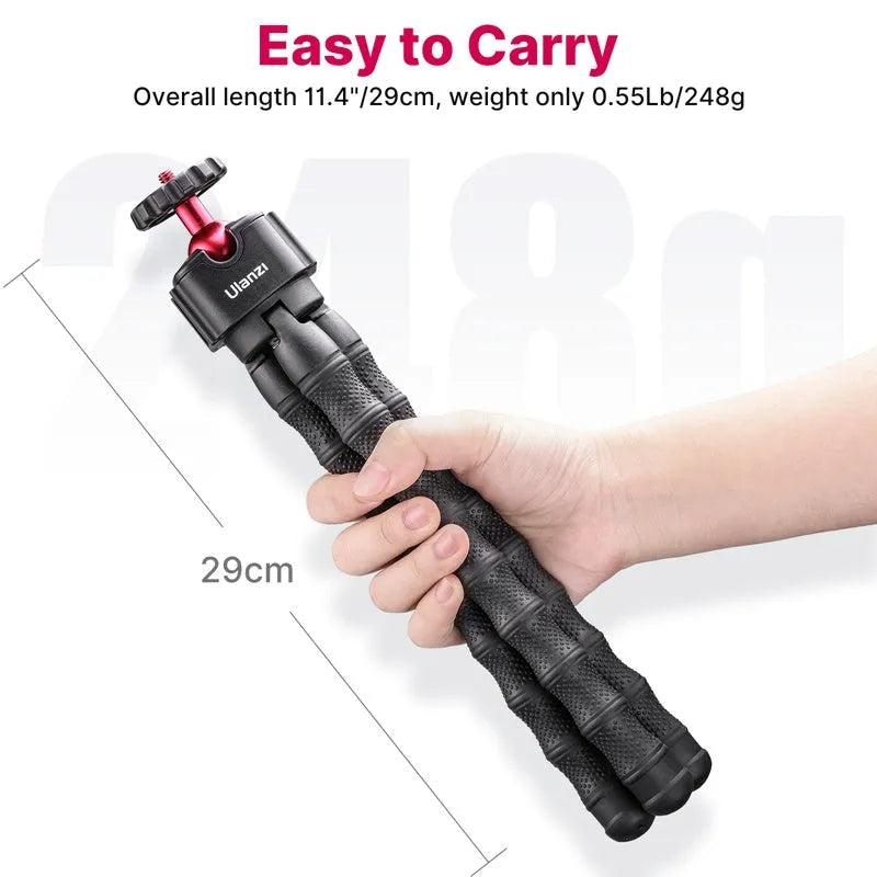 Adjustable photography tripod from the 2985-set vlogging and video suite