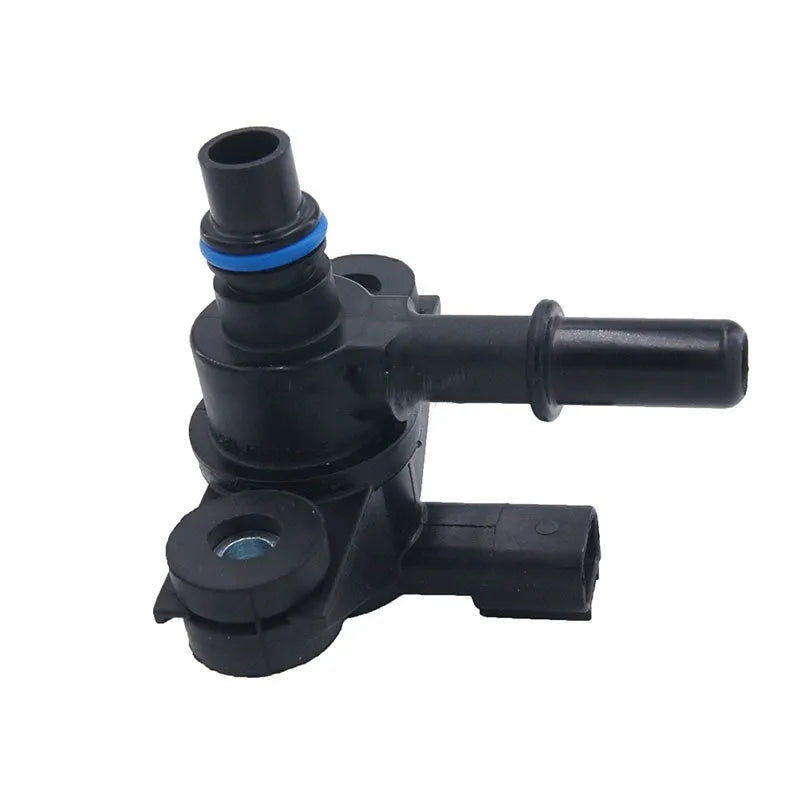 Black automotive turbocharger solenoid valve with part number AU5A-9G866-AB for Ford vehicles.