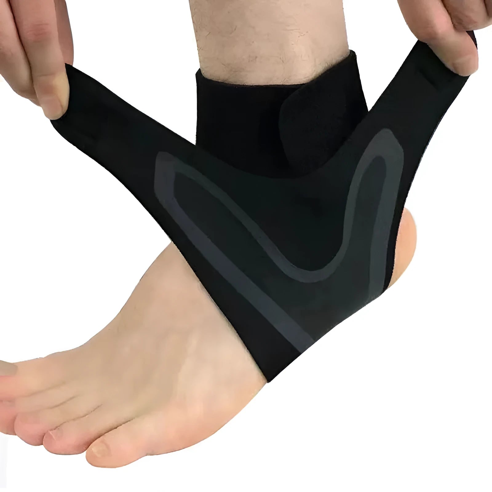 Ankle support brace for the left or right foot, shown in size L for UK shoe sizes 40-42.
