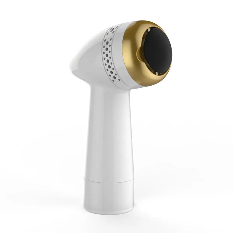 Electric foot grinder with quartz grinding head in gold, pink gold, and white silver colour options