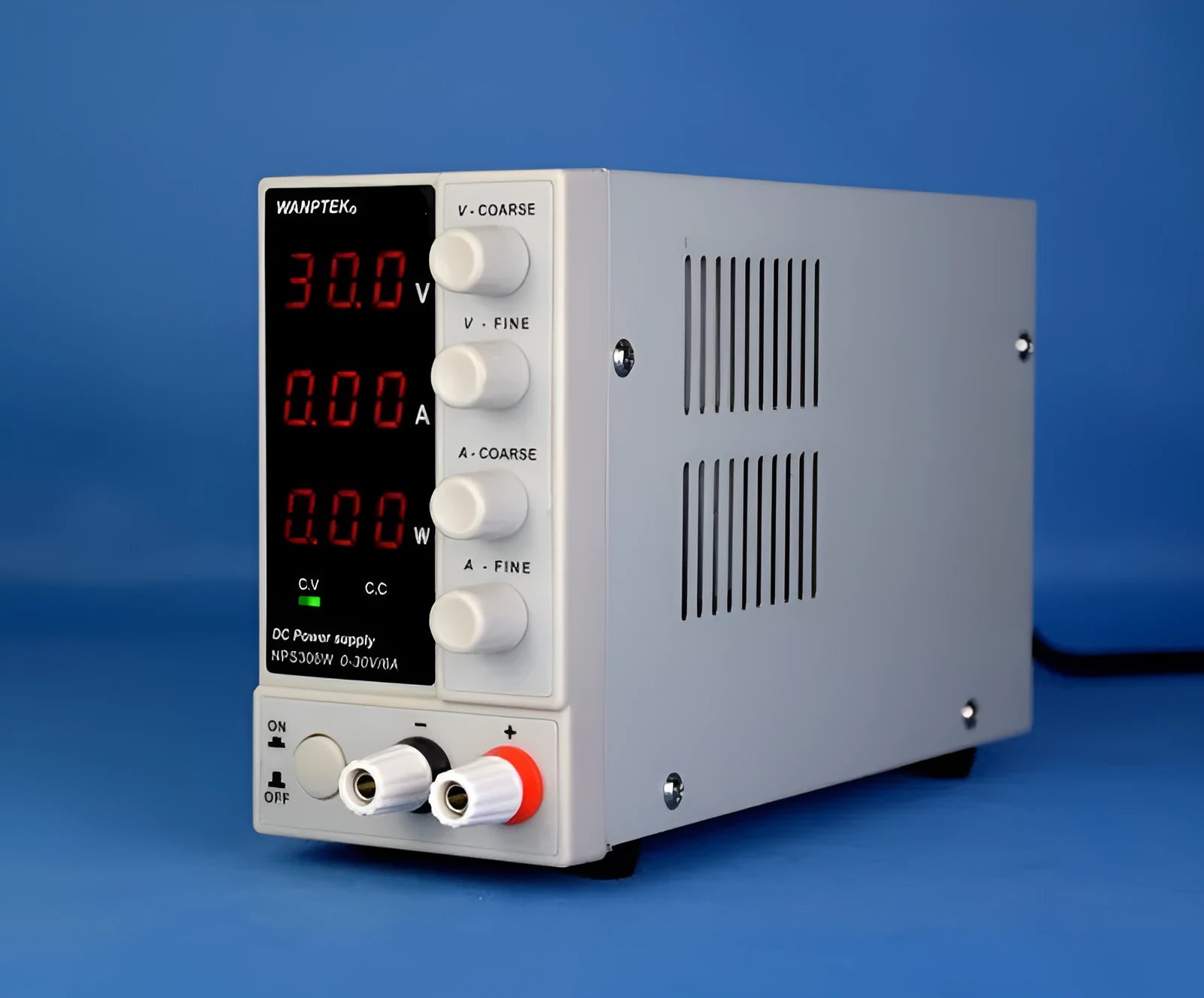 LNPS605W white adjustable DC power supply unit with 0-60V output for electronic repair