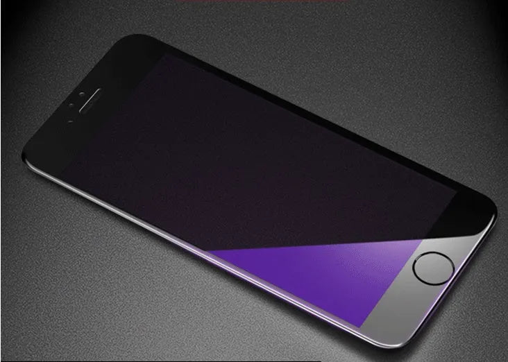 3D carbon fibre soft edge tempered glass screen protector for iPhone X 8 7 6s models in black and white.
