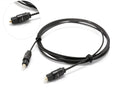 OD2.2 optical digital audio cable with PVC jacket shown in selected length
