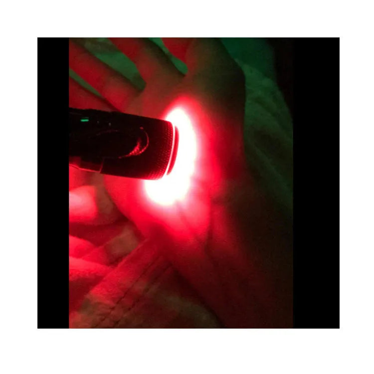 Black aluminium alloy smart vein locator device for medical vein detection.