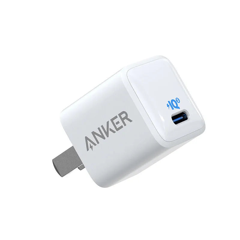 White 18W travel mobile phone charger with USB port for international 240V charging