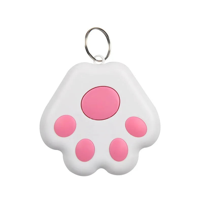 Bluetooth dog tracker pendant in various colours showing compact dimensions for collar attachment