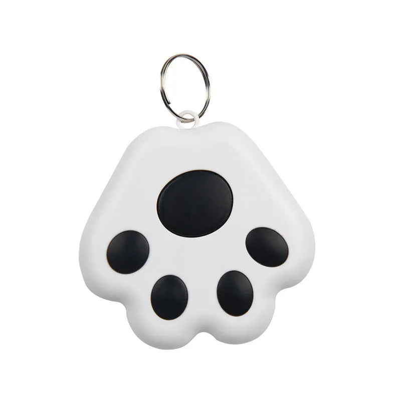 Bluetooth dog tracker pendant in various colours showing compact dimensions for collar attachment