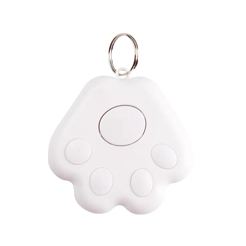Bluetooth dog tracker pendant in various colours showing compact dimensions for collar attachment