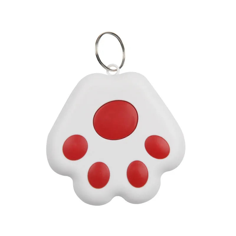 Bluetooth dog tracker pendant in various colours showing compact dimensions for collar attachment