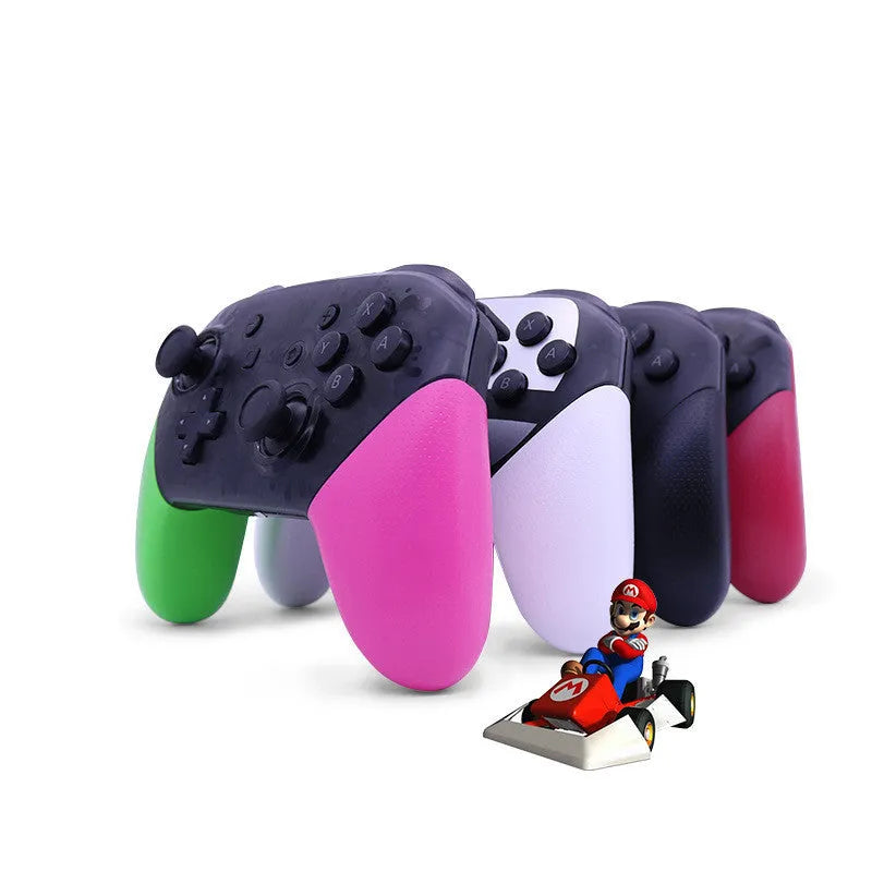 Black Switch PRO Wireless Bluetooth Gamepad controller with USB charging cable