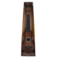 Children's retro guitar toy simulation ukulele with plastic construction measuring 38cm in length