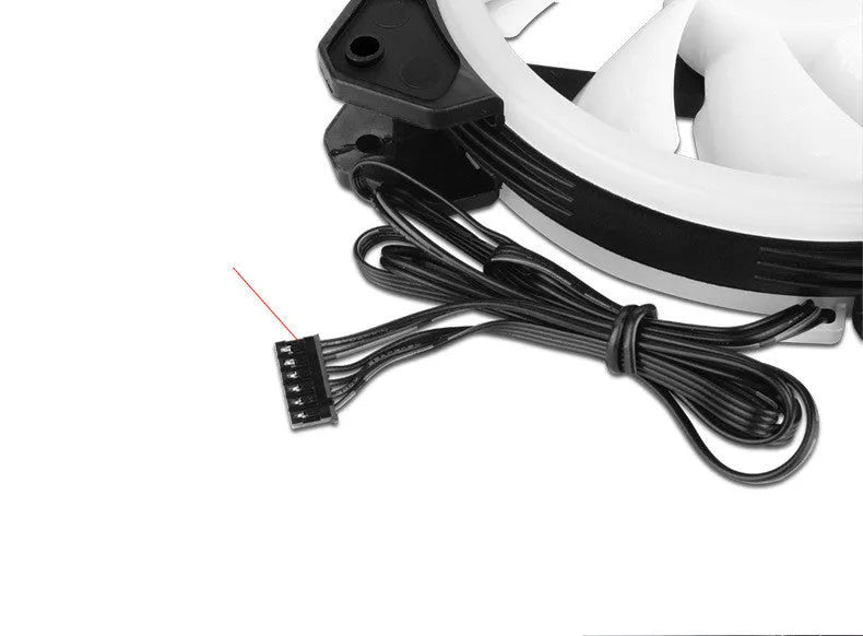 12cm camouflage pattern PC chassis cooling fan with RGB colour changing illumination