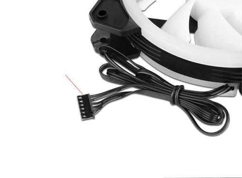 12cm camouflage pattern PC chassis cooling fan with RGB colour changing illumination