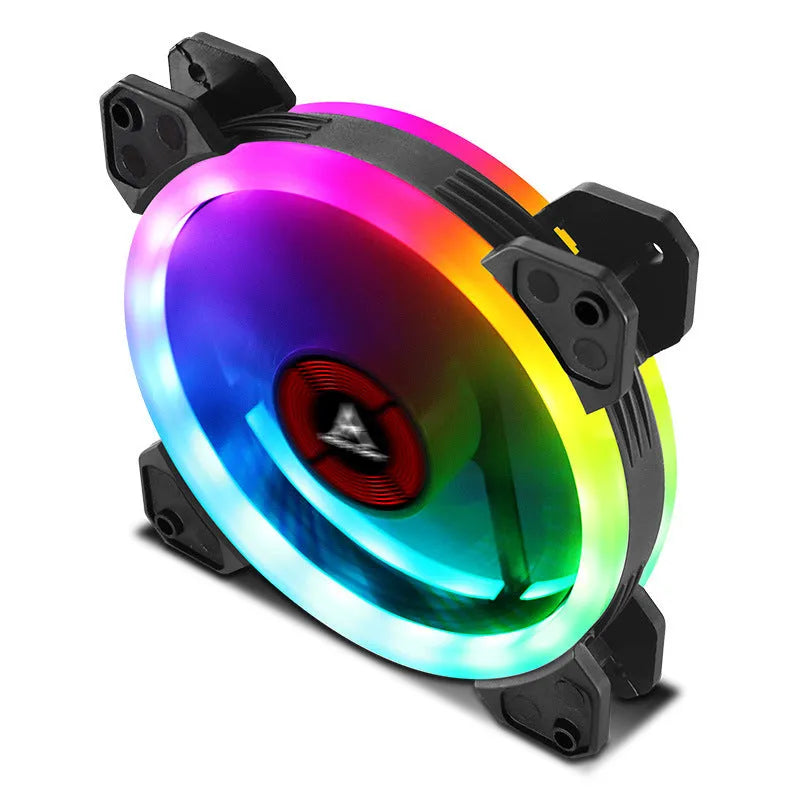 12cm camouflage pattern PC chassis cooling fan with RGB colour changing illumination