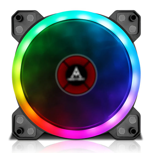 12cm camouflage pattern PC chassis cooling fan with RGB colour changing illumination
