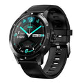 Sports waterproof bracelet with circular IPS screen on silicone wristband