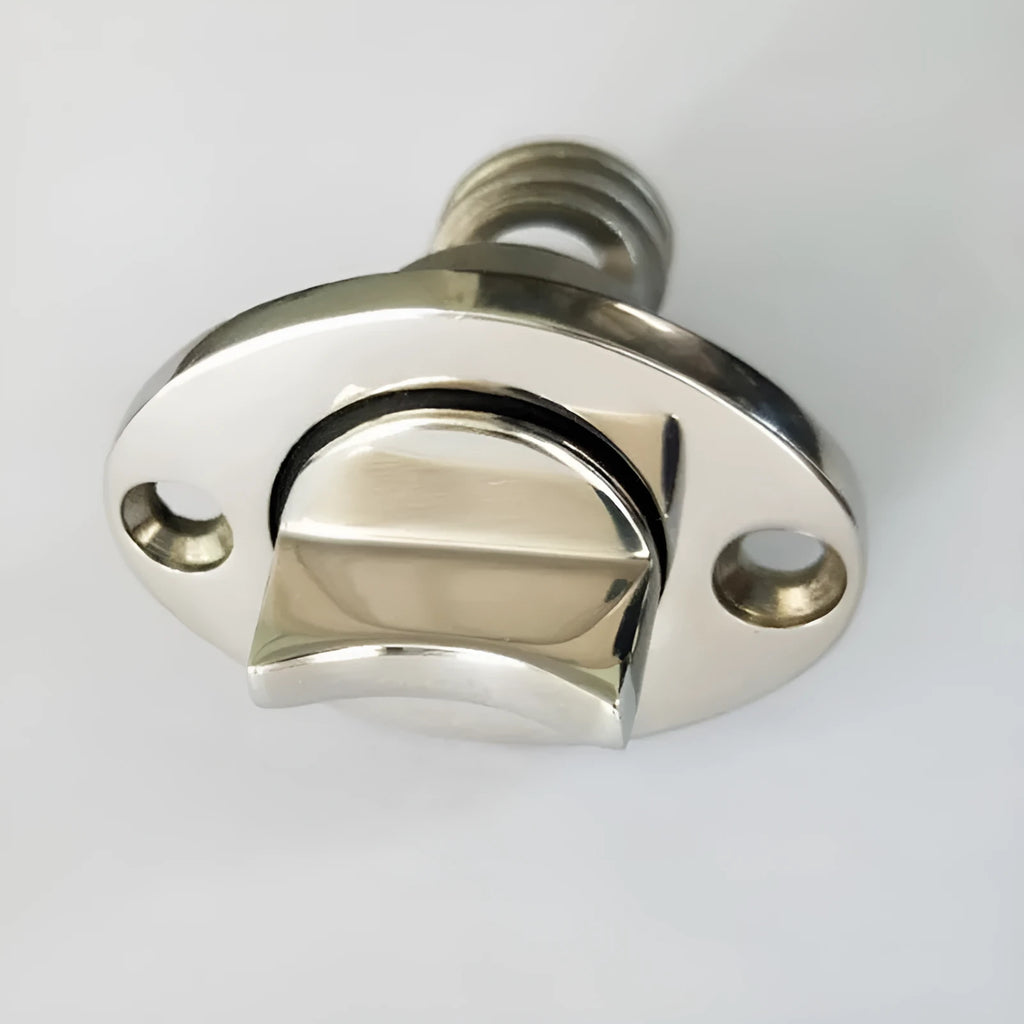 Stainless steel marine water plug for ships and yachts with corrosion-resistant 316 construction