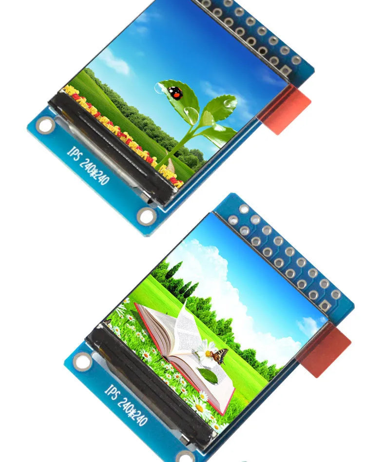 1.3 inch 240x240 IPS colour LCD display module with ST7789 driver chip for electronics projects