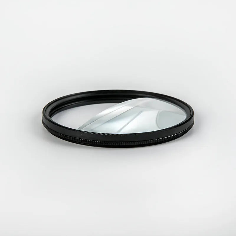 77mm half moon split focus filter for SLR cameras with rotatable metal housing