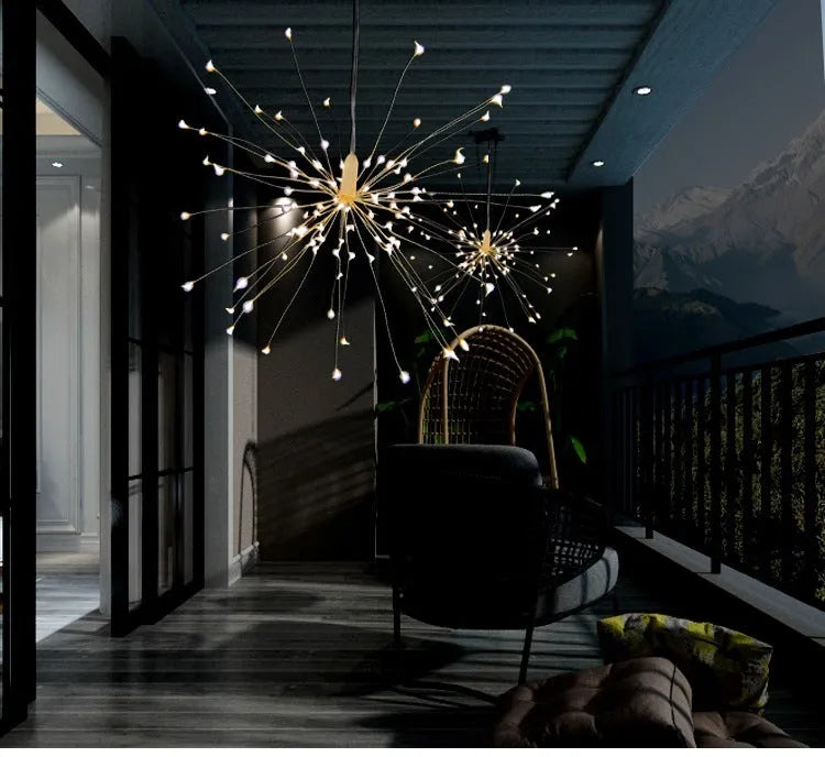 Solar-powered LED meteor shower light with PVC shell for outdoor garden decoration.