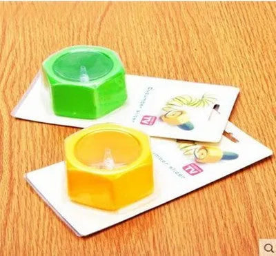 Yellow and green food-grade ABS plastic spiral vegetable cutter with 8cm diameter for cucumber slicing