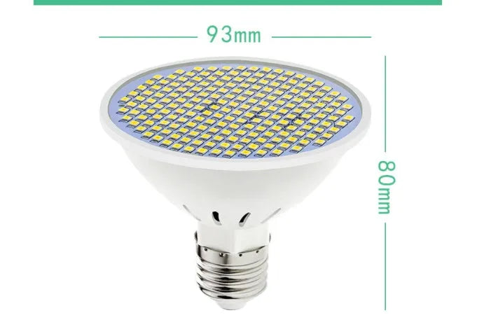 E27 screw-in LED lamp cup bulb showing white polycarbonate diffuser and metal base