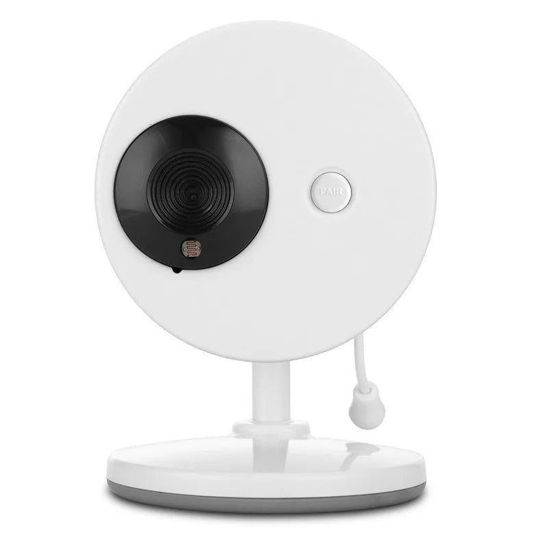 White 3.5 inch digital wireless baby monitor with night vision and temperature display