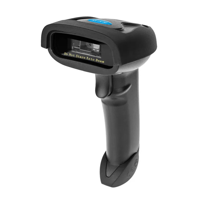 Black wireless USB handheld barcode scanner 6900 model with compact dimensions