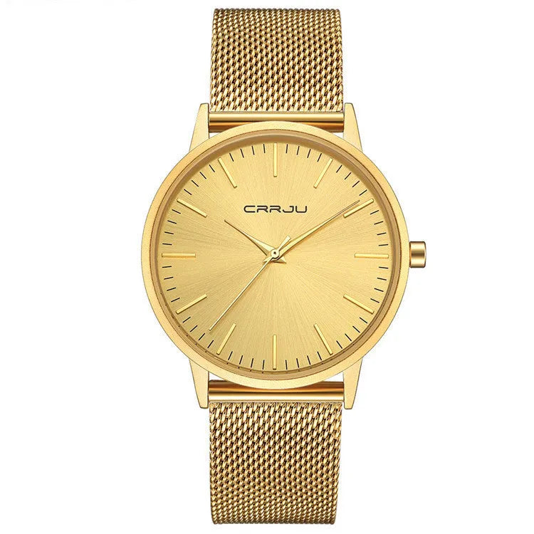Casual quartz wristwatch with alloy case showing multiple strap and dial colour options