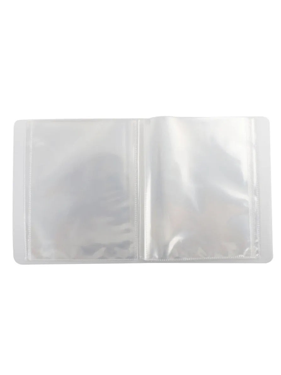 PP plastic waterproof storage album with rounded corners in four size options.