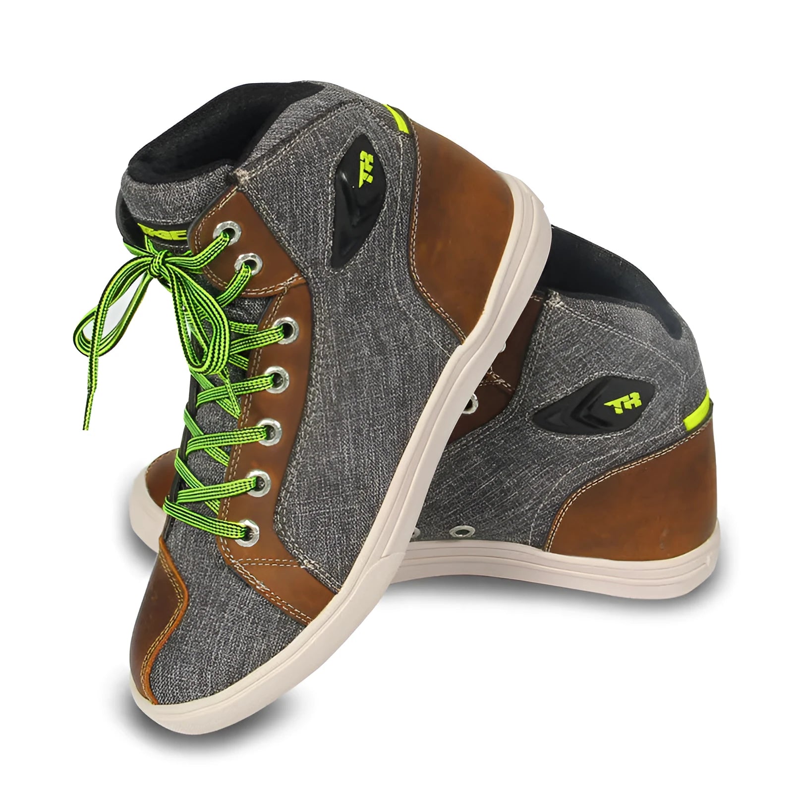 Men's black motorcycle riding shoes casual short boots summer breathable anti-fall