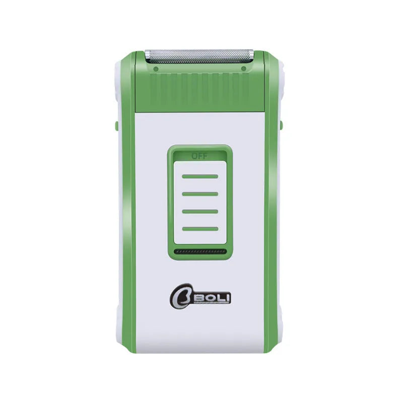 Reciprocating double-layer net electric shaver with ABS construction in photo colour finish