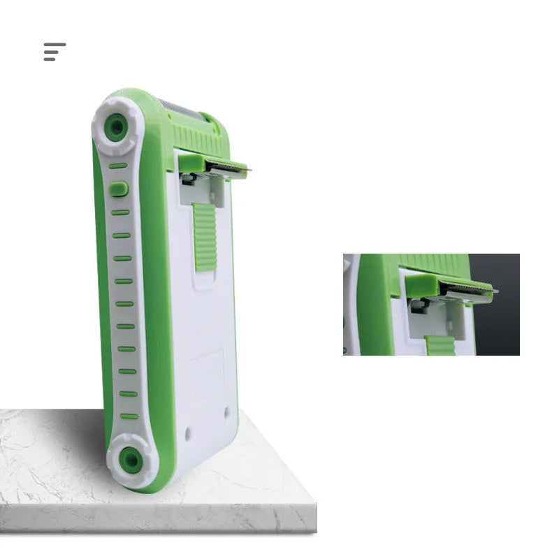 Reciprocating double-layer net electric shaver with ABS construction in photo colour finish