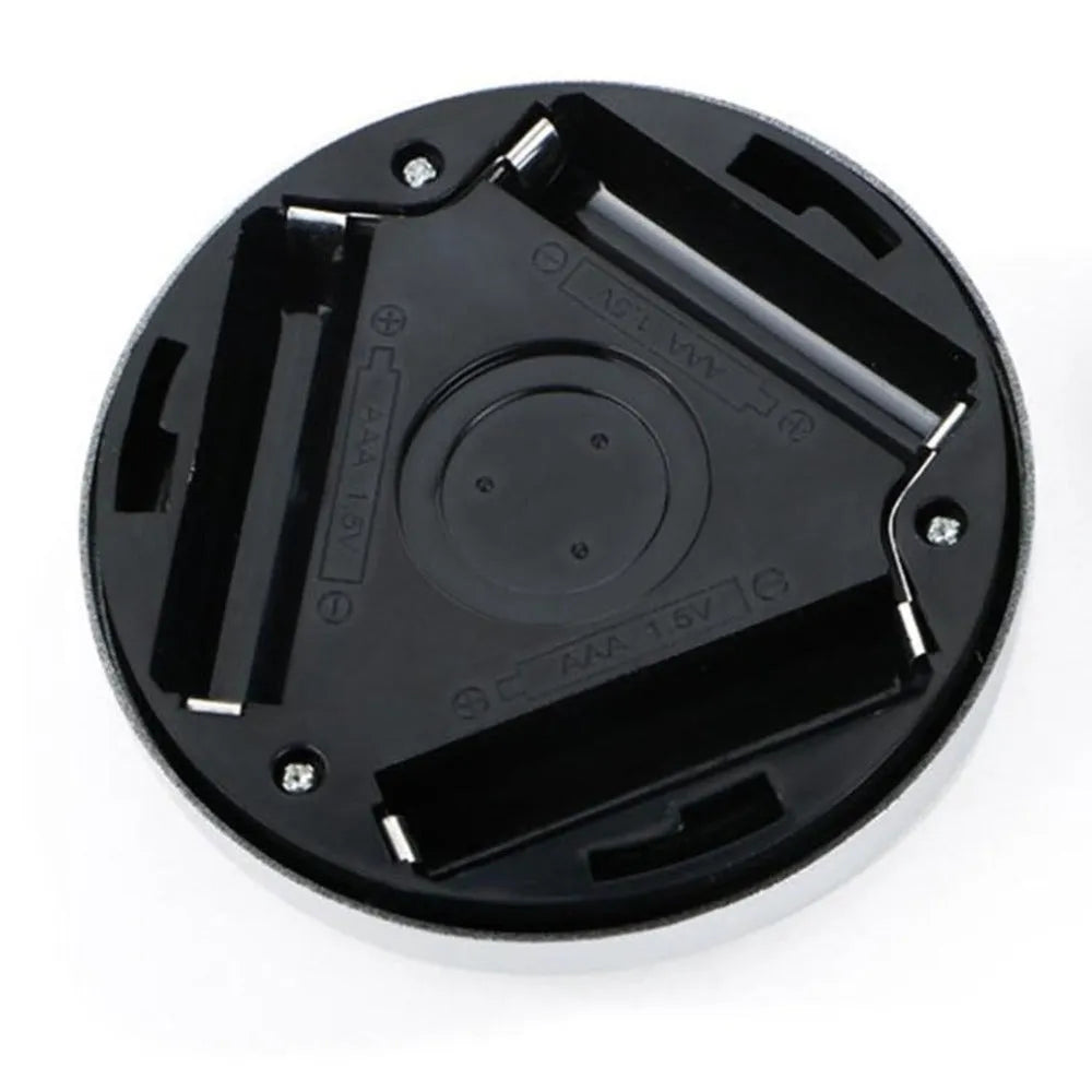 Silver wireless motion sensor night light with square PC plastic lampshade