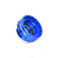 Blue aluminium alloy 12-speed direct mount disc removal tool for bicycle hydraulic brakes