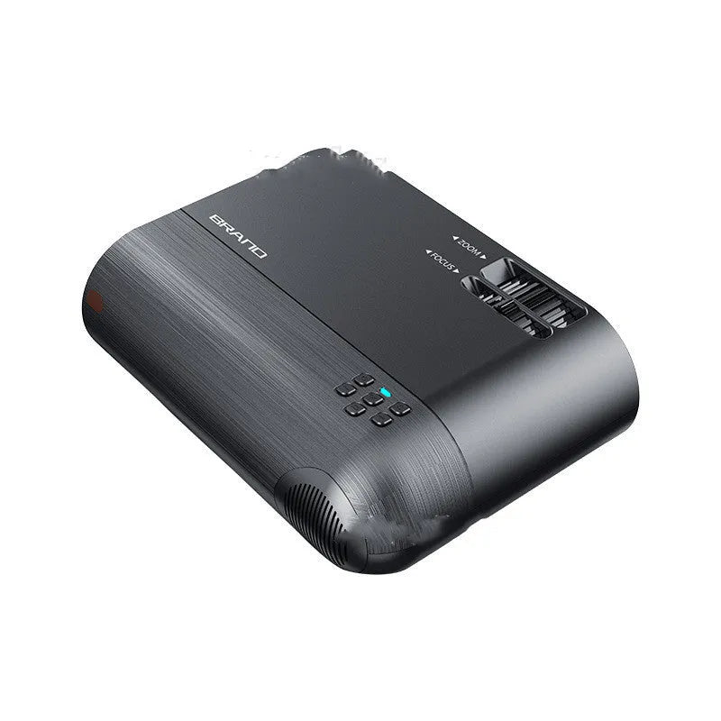 Portable Android WiFi projector unit with wireless connectivity and AI voice control system