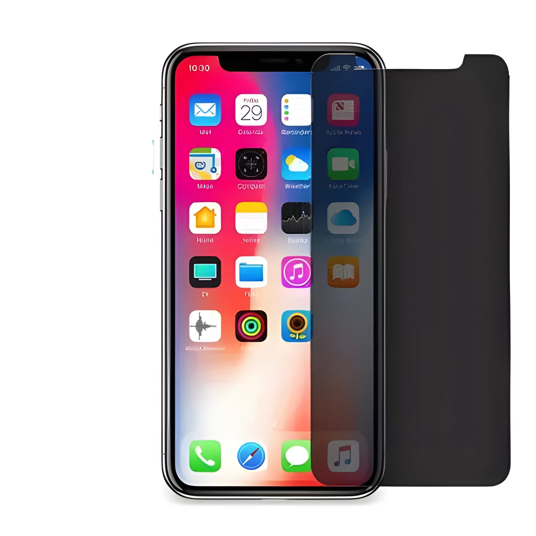 iPhone tempered glass privacy screen protector with anti-peeping anti-scratch features