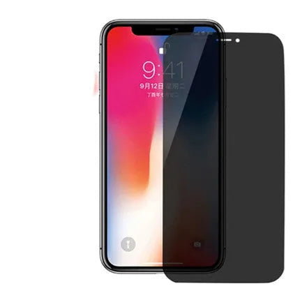 iPhone tempered glass privacy screen protector with anti-peeping anti-scratch features