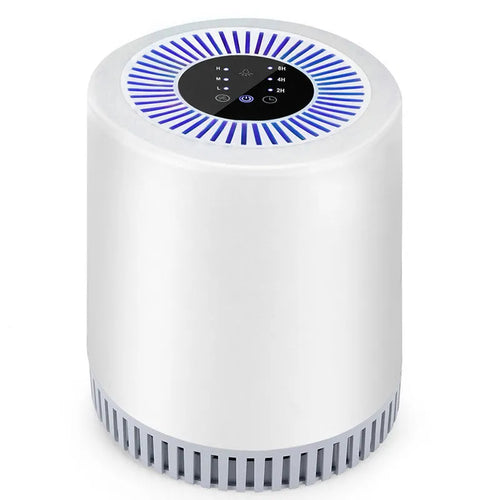 White HEPA-type air purifier replacement filter element for 15-20 square metre rooms.