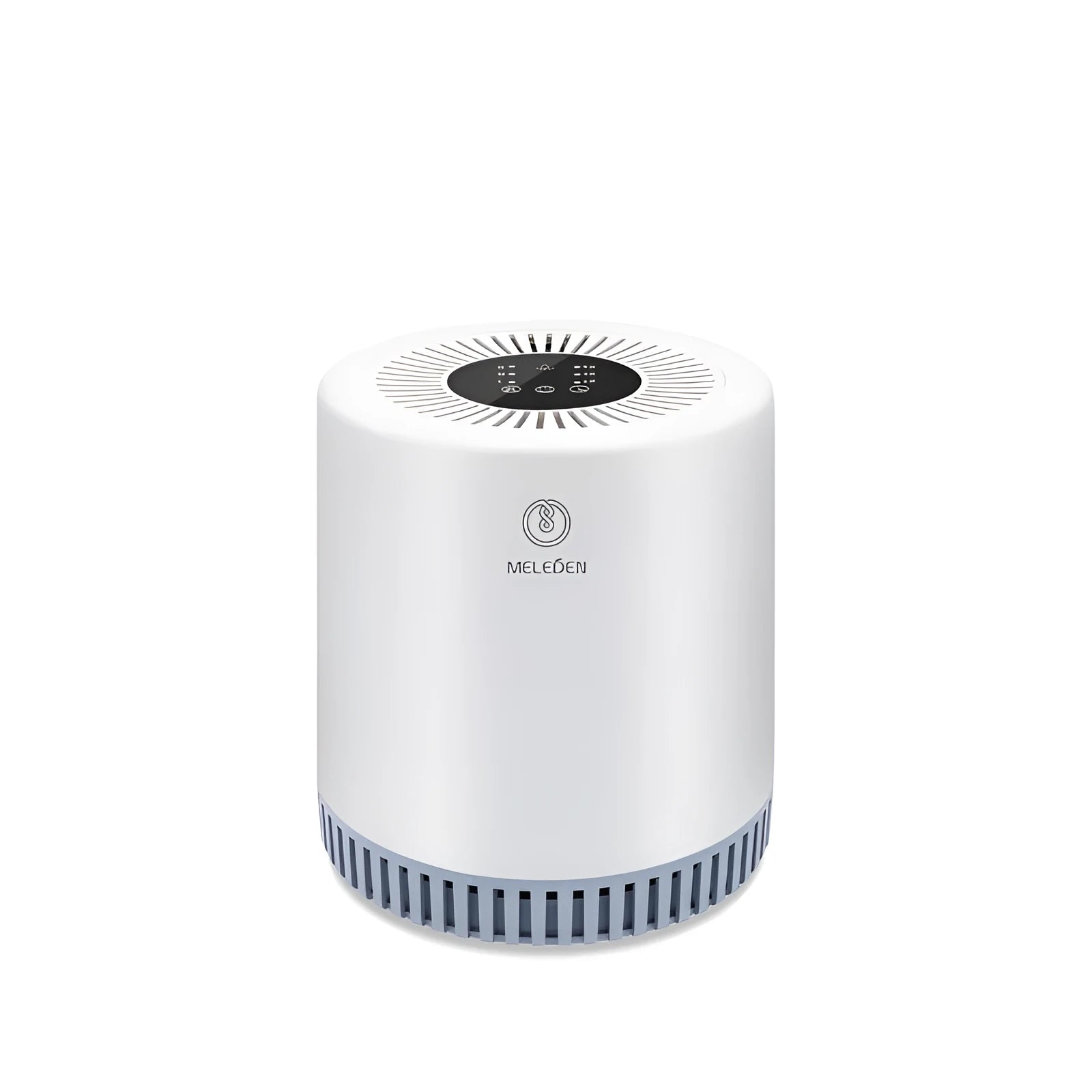 White HEPA-type air purifier replacement filter element for 15-20 square metre rooms.