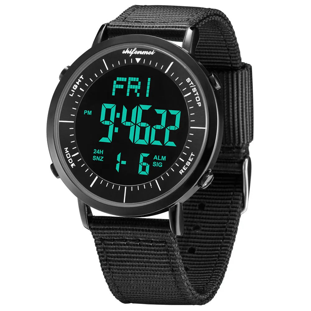Shifenmei sports digital watch with digital display and 10 metre waterproof rating