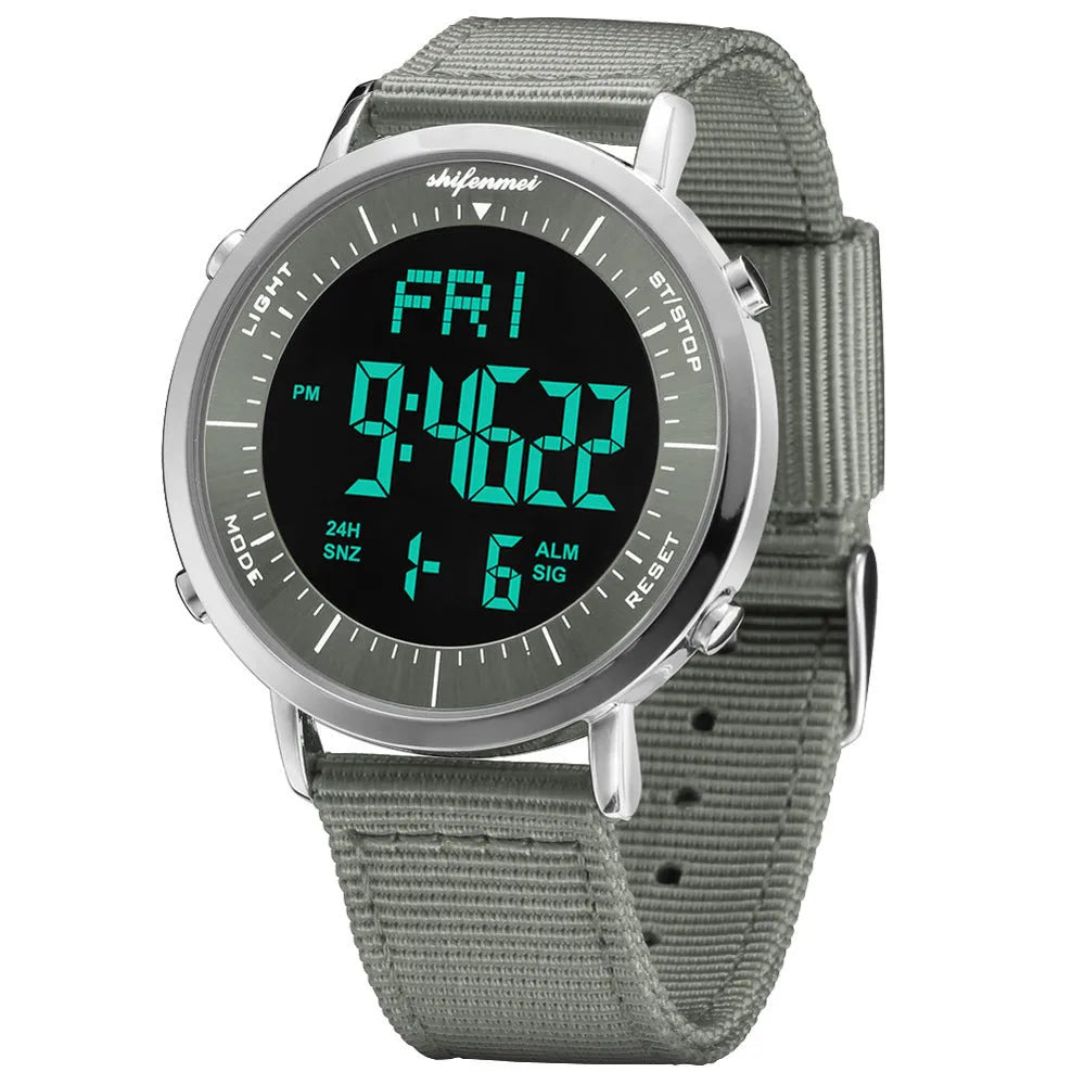 Shifenmei sports digital watch with digital display and 10 metre waterproof rating