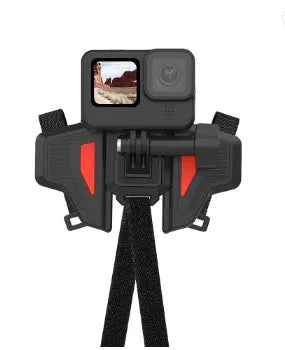 GoPro universal motorcycle helmet chin strap mount for action cameras